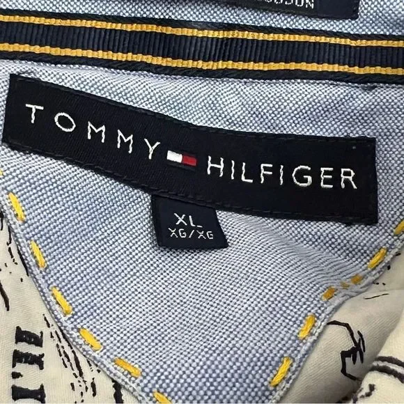 - Tommy Hilfiger, men’s XL, long sleeve, button, front, nautical,‎ explorer… - Picture 3 of 6